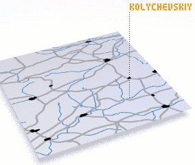 3d view of Kolychëvskiy