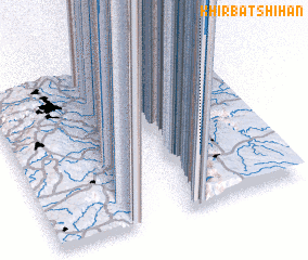 3d view of Khirbat Shīḩān