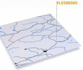 3d view of Pleshkovo