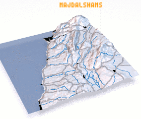 3d view of Majdal Shams