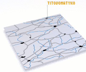 3d view of Titovo-Matyko