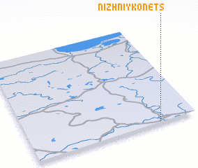 3d view of Nizhniy Konets