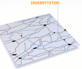 3d view of Severnyye Tur\