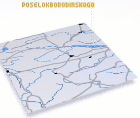 3d view of Posëlok Borodinskogo