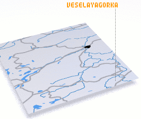 3d view of Vesëlaya Gorkà