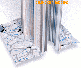 3d view of Rujm ash Sharāʼirah