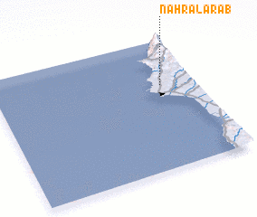 3d view of Nahr al ‘Arab