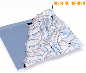 3d view of Ḩawsh al Ḩarīmah