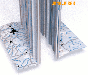 3d view of Umm al Birak