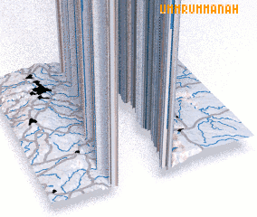 3d view of Umm Rummānah