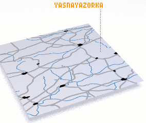 3d view of Yasnaya Zor\