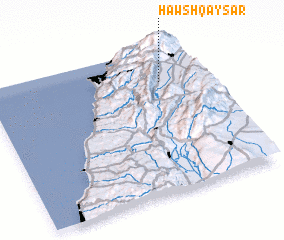 3d view of Ḩawsh Qayşar