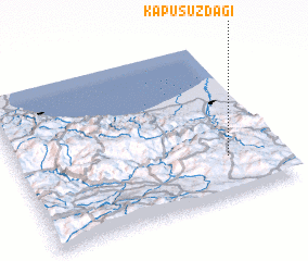 3d view of Kapusuzdağı