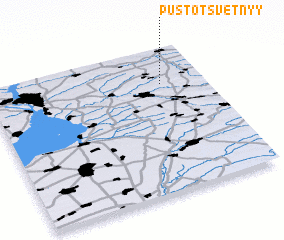 3d view of Pustotsvetnyy