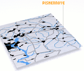3d view of Pisʼmennoye