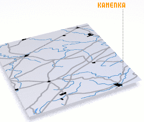 3d view of Kamenka