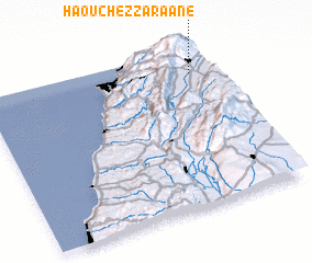 3d view of Haouch ez Zaraané