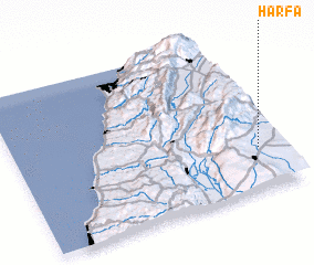 3d view of Ḩarfā