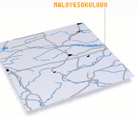 3d view of Maloye Sokolovo