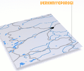 3d view of Verkhniye Porogi