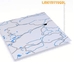 3d view of Lineynyy Ugol