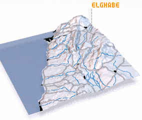 3d view of El Ghâbé