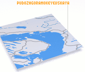 3d view of Pudozhgora-Mokeyevskaya