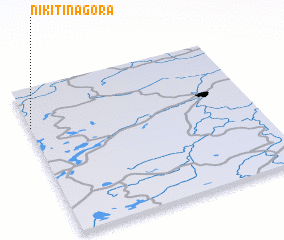 3d view of Nikitina Gora