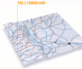 3d view of Tall Ţabarjah