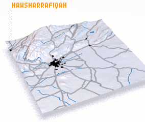 3d view of Ḩawsh ar Rāfiqah