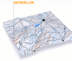 3d view of Dayr Dallūm