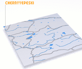 3d view of Chërnyye Peski