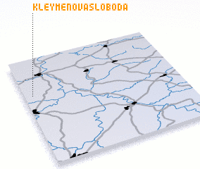 3d view of Kleymënova Sloboda