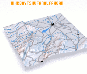 3d view of Ḩikr Bayt Shūfān al Fawqānī