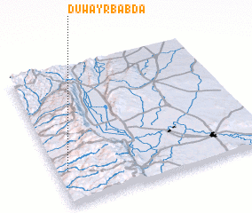 3d view of Duwayr B‘abdā