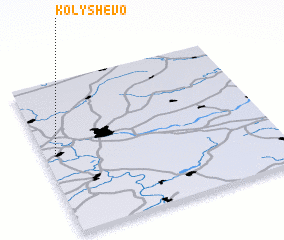 3d view of Kolyshëvo