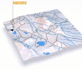 3d view of Nakuru