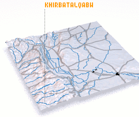 3d view of Khirbat al Qabw