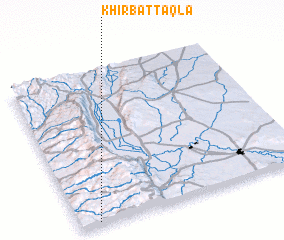 3d view of Khirbat Taqlā