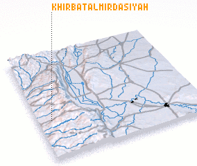 3d view of Khirbat al Mirdāsīyah