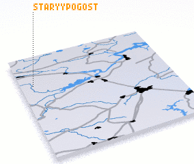 3d view of Staryy Pogost