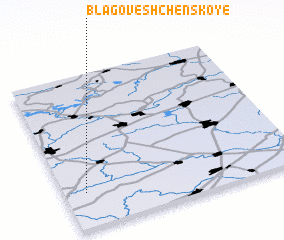 3d view of Blagoveshchenskoye