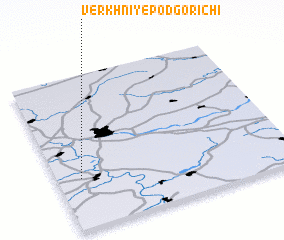 3d view of Verkhniye Podgorichi