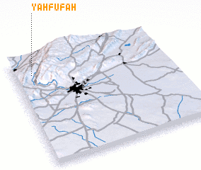 3d view of Yaḩfūfah