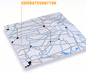 3d view of Khirbat Ruḩayyah