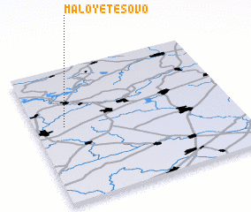 3d view of Maloye Tësovo