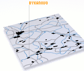 3d view of Bykanovo