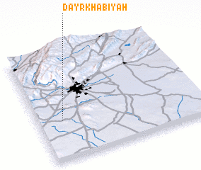 3d view of Dayr Khabīyah