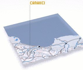 3d view of Çanakçı