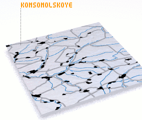 3d view of Komsomolʼskoye